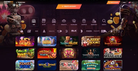 casinonic Gameplay